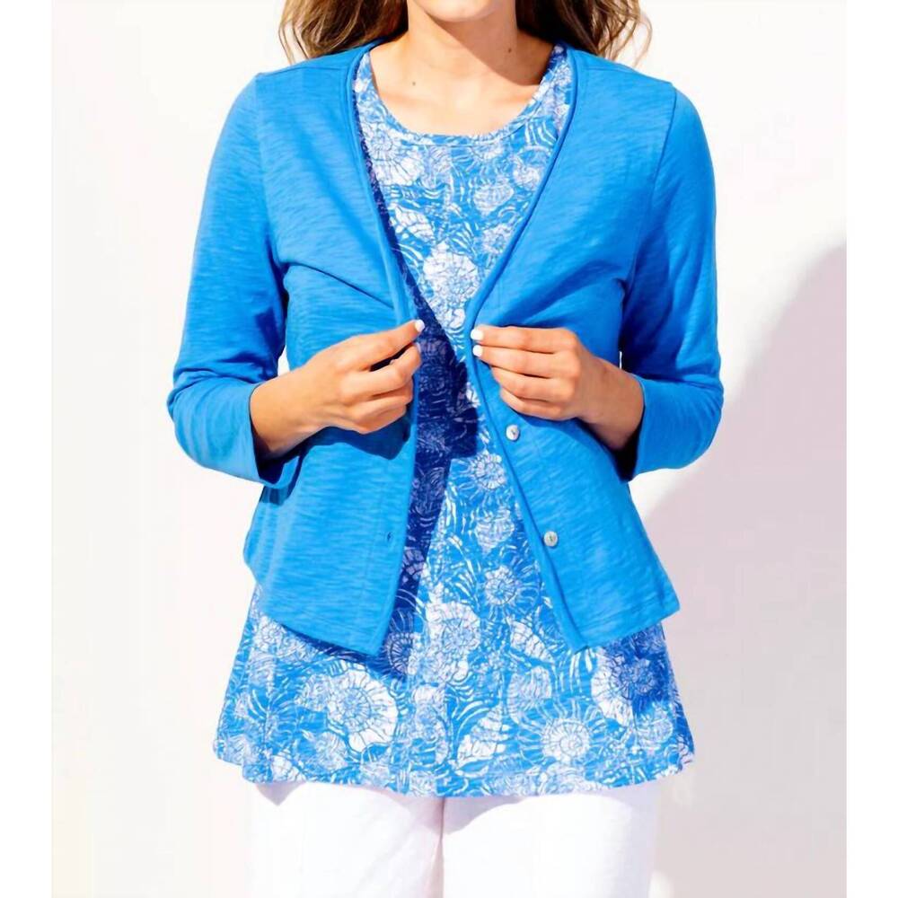 NEW ESCAPE BY HABITAT cotton slub jacket in rivera